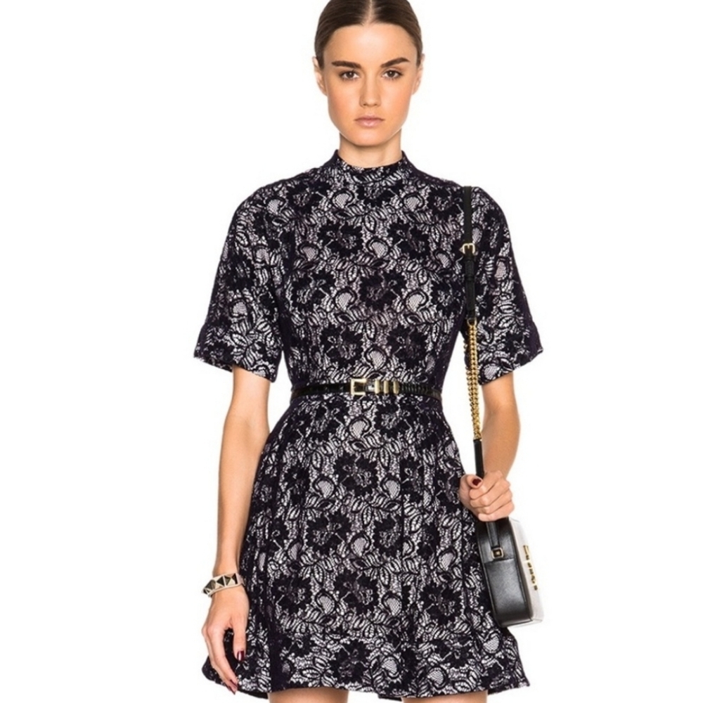 Rachel Comey Strata Blue Lace Dress